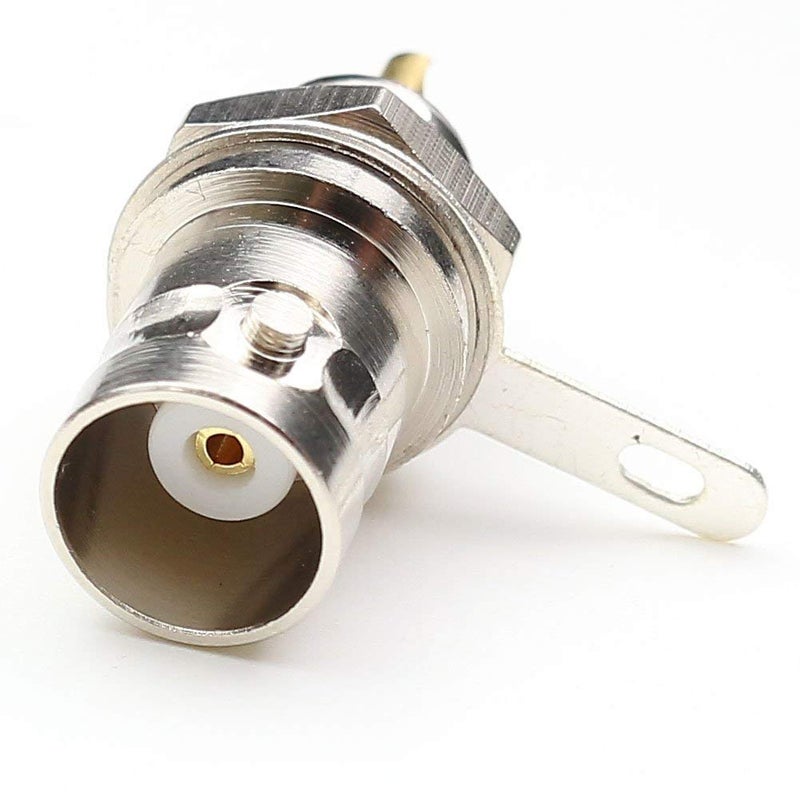 bnafes BNC Chassis Panel Mount Socket Female Jack Solder Type Connectors Adapter 6-Pack - Image 4